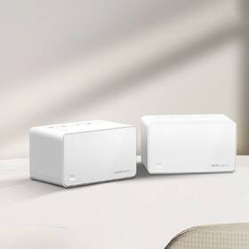 Komplexní Wi-Fi systém Mercusys Halo H90X, AX6000 WiFi6 Mesh (3-pack) bílá barva
