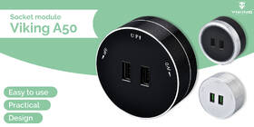 Zásuvkový modul Viking 2× USB černý

 obrázek produktu 2 z 5