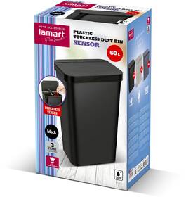 Bezdotykový odpadkový koš Lamart LT8110 50 l černý

 obrázek produktu 4 z 4