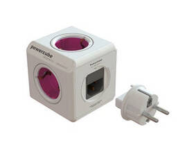 Cestovní adaptér Powercube ReWirable + Travel Plugs fialový

 obrázek produktu 1 z 10