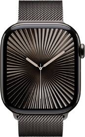 Chytré hodinky Apple GPS + Cellular 46mm pouzdro z břidlicově šedého titanu - břidlicově šedý milánský tah - M/L 

 obrázek produktu 1 z 8