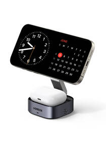 Bezdrátová nabíječka UGREEN Qi2 7,5W na Apple iPhone a AirPods černá/šedá

 obrázek produktu 3 z 15