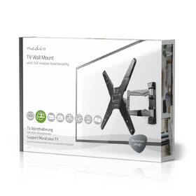 Držák TV Nedis Full Motion, pro úhlopříčky 23" až 55", nosnost 30 kg černý

 obrázek produktu 7 z 7