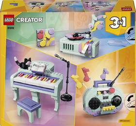 Stavebnice LEGO® Creator 3 v 1 31392 Hudební dekorace: Klavír s kočkou 

 obrázek produktu 5 z 9