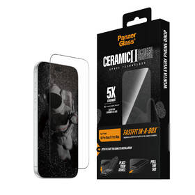Tvrzené sklo PanzerGlass Ceramic II na Apple iPhone 18 Pro Max/17 Pro Max s bezprašným instalačním boxem černé

 obrázek produktu 3 z 6