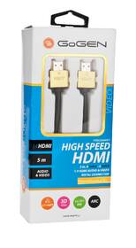 Kabel GoGEN HDMI 1.4, 1,5m, pozlacený, High speed, s ethernetem černý

 obrázek produktu 2 z 2