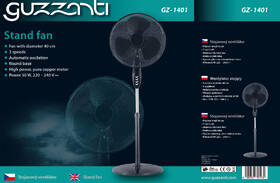 Ventilátor stojanový Guzzanti GZ 1401 černý

 obrázek produktu 1 z 1