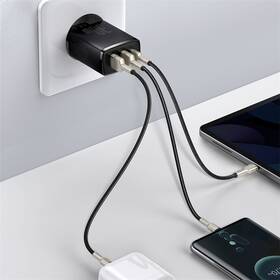 Nabíječka do sítě Baseus 2x USB-A, 1x USB-C, 30W černá

 obrázek produktu 5 z 11