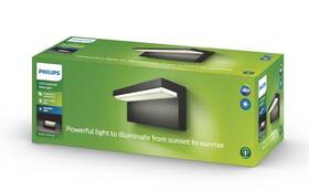 Nástěnné svítidlo Philips Bustan, LED, teplá blá - antracitové 

 obrázek produktu 3 z 3