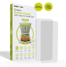 Tvrzené sklo Mobile Origin Screen Guard with easy applicator Case Friendly na Apple iPhone 17 Pro Max (2 ks) 

 obrázek produktu 13 z 13