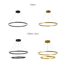 Závěsné svítidlo IMMAX NEO FINO SMART 2 kruhy, 60+80cm, 93W, Zigbee 3.0, TUYA černé

 obrázek produktu 12 z 12