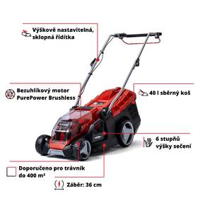 Sekačka Einhell GE-CM 36/36 Li (s baterií) 

 obrázek produktu 3 z 9
