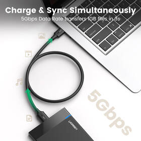 Kabel UGREEN USB 3.0/Micro USB 3.0, 1m černý

 obrázek produktu 2 z 6