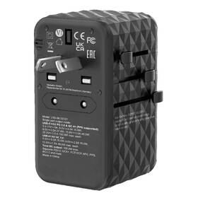 Cestovní adaptér Verbatim UTA-06 GaN III, 2x USB-C PD 100W & QC 4+, 2x USB-A QC 3.0 černý

 obrázek produktu 4 z 11