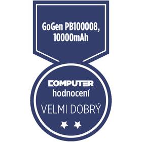 Powerbanka GoGEN PB100008 10000 mAh, USB-C PD 20W černá

 obrázek produktu 1 z 5