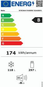 Chladnička s mrazničkou Beko B7RCNA417HXBRW nerez

 obrázek produktu 1 z 12