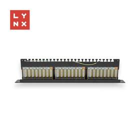Držák Lynx 19" patch panel 24port, FTP Cat6a, 50µ, stíněný černý

 obrázek produktu 1 z 1
