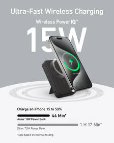 Powerbanka Anker MagGo 10000mAh, 27W černá

 obrázek produktu 5 z 9