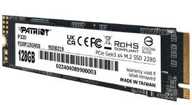 SSD Patriot P320 128GB NVMe 

 obrázek produktu 1 z 3
