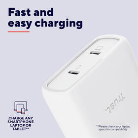 Nabíječka do sítě Trust MAXO 65W 2-Port GaN, USB-C bílý

 obrázek produktu 11 z 13