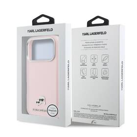 Kryt na mobil Karl Lagerfeld PU Karl and Choupette Heads Pins MagSafe na Apple iPhone 17 Pro Max růžový

 obrázek produktu 6 z 6