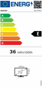 Televize Sencor SLE 40F21 

 obrázek produktu 1 z 10