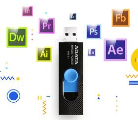 USB Flash ADATA UV320 128GB černý/modrý

 obrázek produktu 5 z 5
