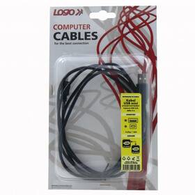 Kabel LAMA USB/ mini USB, 1,8 m černý

 obrázek produktu 1 z 1