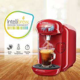 Espresso Bosch TAS1403 červená barva
