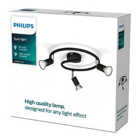 Bodové svítidlo Philips Limbali, 3xGU10 černé

 obrázek produktu 1 z 1