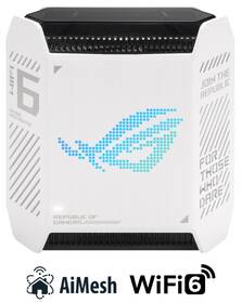 Komplexní Wi-Fi systém Asus ROG Rapture GT6 (1-pack) bílá barva
