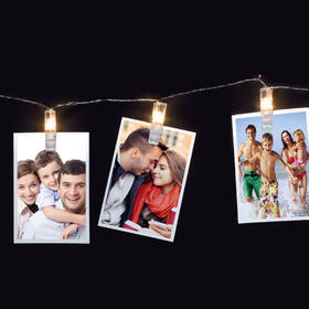 LED fotokolíčky ColorWay 40 kolíčků, délka 4,2m, 3x AA, teplá bílá 

 obrázek produktu 1 z 15