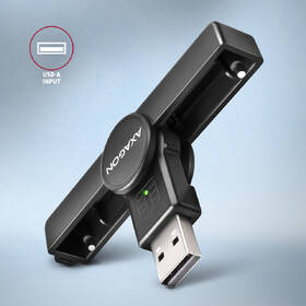 Čtečka eObčanek Axagon USB-A PocketReader černá

 obrázek produktu 2 z 4
