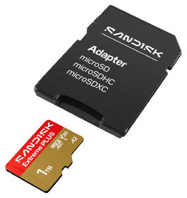 Paměťová karta SANDISK 1TB UHS-I (250R/170W) + SD apaptér 

 obrázek produktu 3 z 3