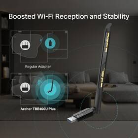 Bluetooth TP-Link Archer TBE400U Plus, BE6500 Tri-Band Wi-Fi 7 černý

 obrázek produktu 4 z 7