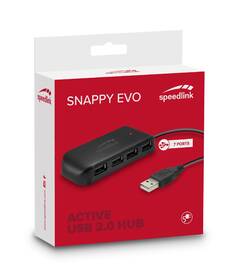 USB Hub Speed Link Snappy Evo USB 2.0 / 7 x USB 2.0, aktivní černý

 obrázek produktu 2 z 2