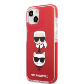 Kryt na mobil Karl Lagerfeld Karl and Choupette Heads na Apple iPhone 13 červený

 obrázek produktu 1 z 2