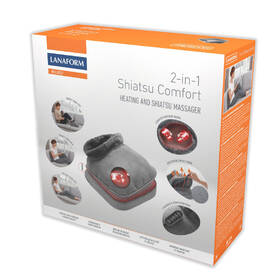 Masážní přístroj Lanaform Shiatsu Comfort 2 v 1 šedý

 obrázek produktu 5 z 5