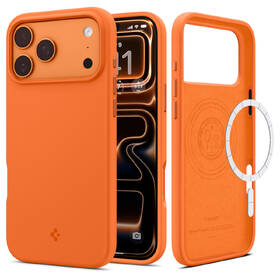 Kryt na mobil Spigen Silicone Fit MagSafe na Apple iPhone 17 Pro Max oranžový

 obrázek produktu 2 z 15