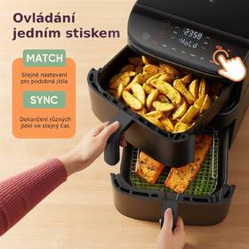 Fritéza horkovzdušná COSORI Turbo Tower 10,8 l černá

 obrázek produktu 8 z 19