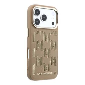 Kryt na mobil Karl Lagerfeld PU Perforated Monogram MagSafe na Apple iPhone 17 Pro béžový

 obrázek produktu 3 z 6