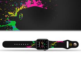 Řemínek Batman na Apple Watch 42/44/45/49 mm - motiv Barevný, černý 

 obrázek produktu 1 z 3