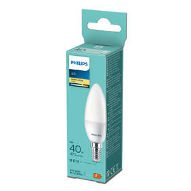 Žárovka LED Philips svíčka, 5W, E14, teplá bílá 

 obrázek produktu 2 z 2
