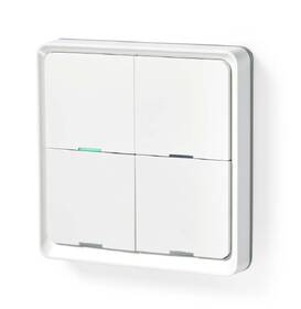 Vypínač Nedis SmartLife, Zigbee 3.0, 4 tlačítka bílý

 obrázek produktu 1 z 7
