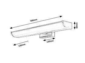 Nástěnné svítidlo Rabalux Evron 5063 chrom

 obrázek produktu 3 z 4