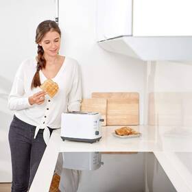 Opékač topinek Black+Decker BXTOA820E bílá barva
