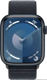 Chytré hodinky Apple GPS 45mm pouzdro z temně inkoustového hliníku - temně inkoustový provlékací sportovní řemínek 

 obrázek produktu 1 z 9