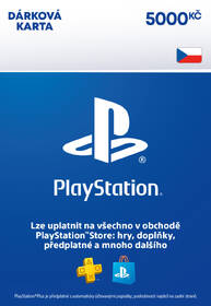  Sony PlayStation Store CZ - elektronická peněženka 5000 Kč 

 obrázek produktu 1 z 1