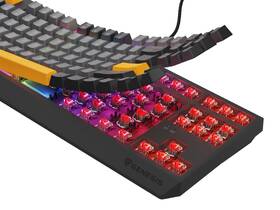 Klávesnice Genesis THOR 230, TKL, RGB, Outemu Red, US layout, šedo-černá 

 obrázek produktu 9 z 9