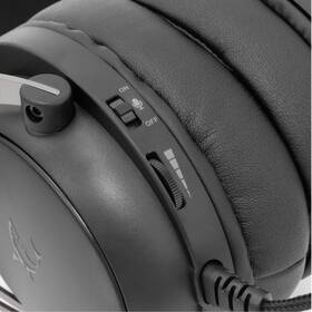 Headset White Shark GORILLA pro PC, PS4/PS5, Xbox, Mac černý/šedý

 obrázek produktu 10 z 11